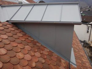 La joue de lucarne est également blindée