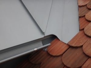 Détail de pied de noue