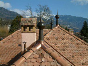 Paratonnerres installés à Montreux