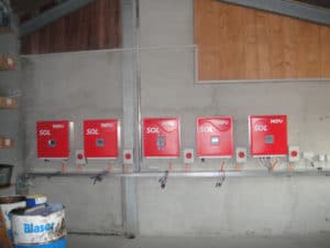 Installation des onduleurs par un électricien