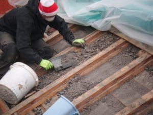 Démontage et nettoyage des sous pentes