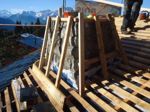 Sous-construction de la borne