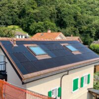 Exemple d'installation solaire intégrée